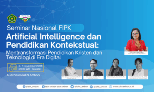 Peranan Fisika dalam Artificial Intelligence: Prof. Hendry I. Elim, Ph.D Paparkan Konsep Trinity Intelligence di Seminar Nasional IAKN Ambon